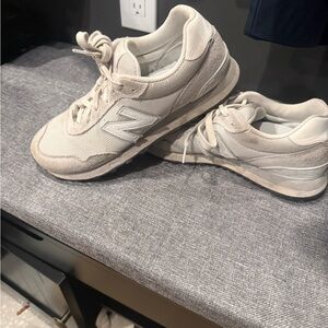 New Balance Off-White Athletic Shoes